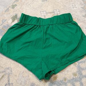 Daily Drills Vibrant Green Athletic Shorts